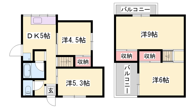 加古川線 加古川駅 徒歩25分 2階建 築51年