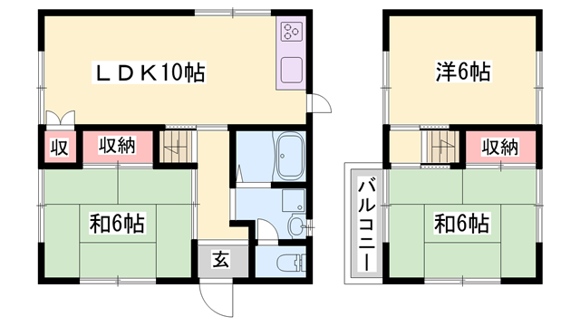 山陽電気鉄道本線 尾上の松駅 徒歩13分 2階建 築50年