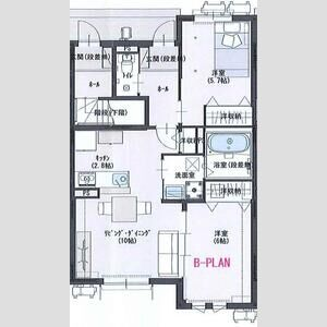 CASA GLUCK(2LDK/1階)の間取り写真