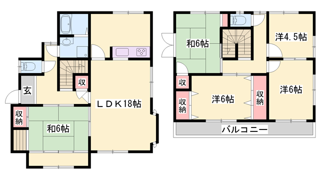 播但線 野里駅 徒歩32分 2階建 築37年