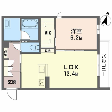 グランメゾン小野(2LDK/2階)の間取り写真