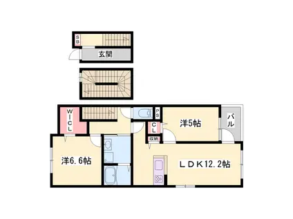 ベル ブリッサ(2LDK/3階)の間取り写真