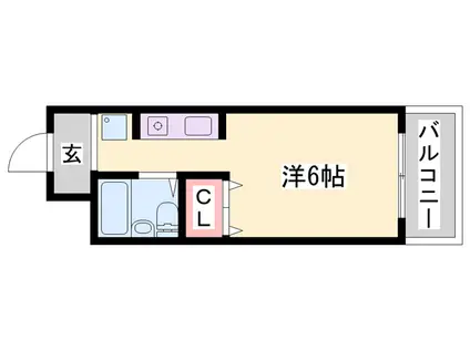 A・NOVA(1K/1階)の間取り写真