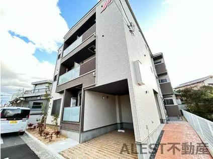 阪和線 津久野駅 徒歩10分 3階建 築1年(1LDK/2階)の外観写真