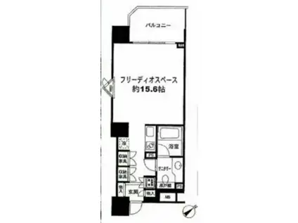 朝日上野マンション(ワンルーム/3階)の間取り写真