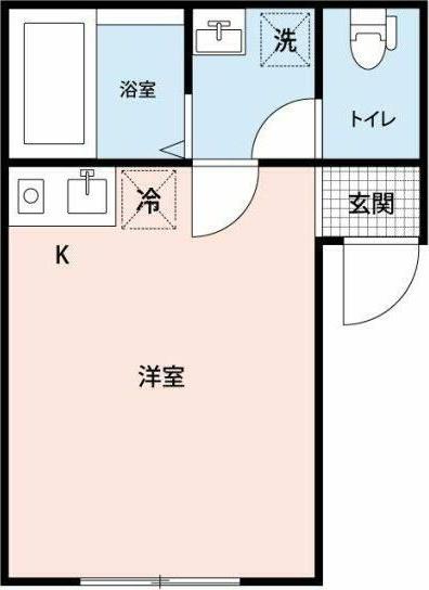 総武・中央緩行線 浅草橋駅 徒歩7分 5階建 築2年(ワンルーム/4階)の間取り写真