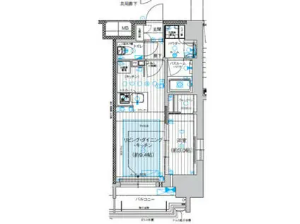 プレサンス レイズ 千種今池(1LDK/5階)の間取り写真