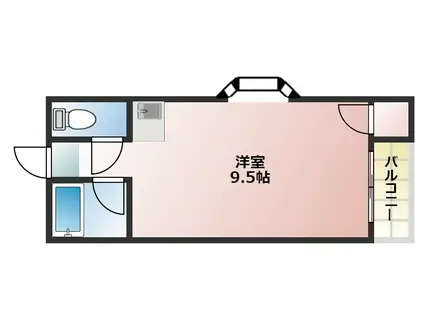 RIZEONE富田林レジデンス2(ワンルーム/3階)の間取り写真