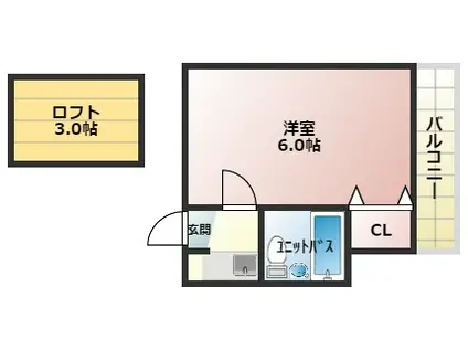 レオパレス布忍A棟(1K/1階)の間取り写真