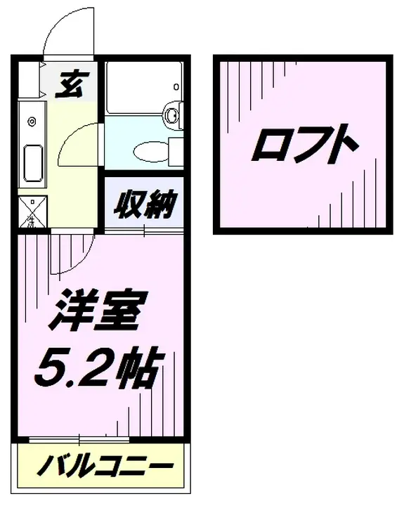 レオドリーム所沢 2階階 間取り