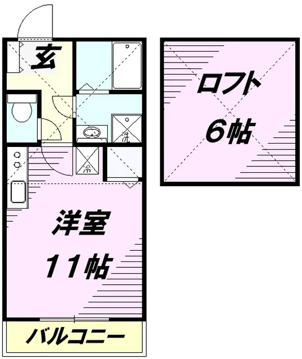 メゾンドグリュ 4階階 間取り