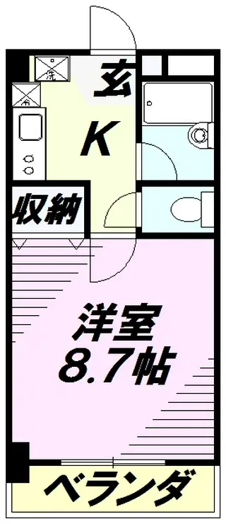 F-GRANDE 7階階 間取り