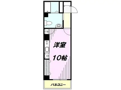 S・Kビル(ワンルーム/5階)の間取り写真