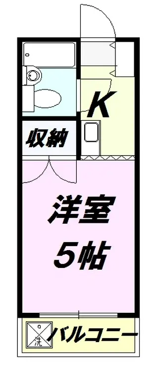 サンアベニュー小手指北 1階階 間取り
