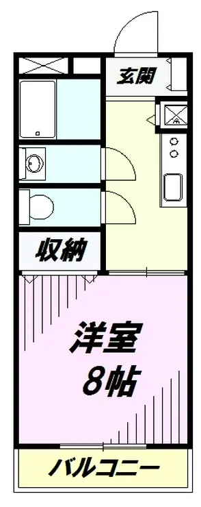 シャトーサンワ 3階階 間取り