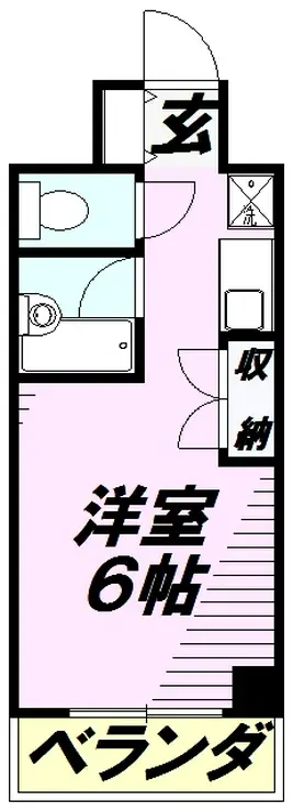 アルプ所沢 6階階 間取り