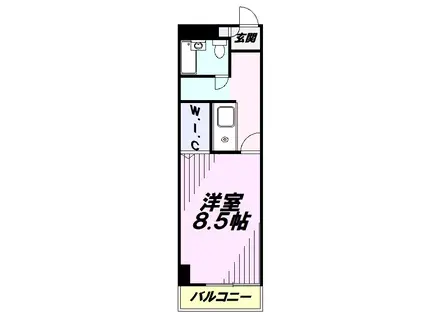 レジデンス106(1K/6階)の間取り写真