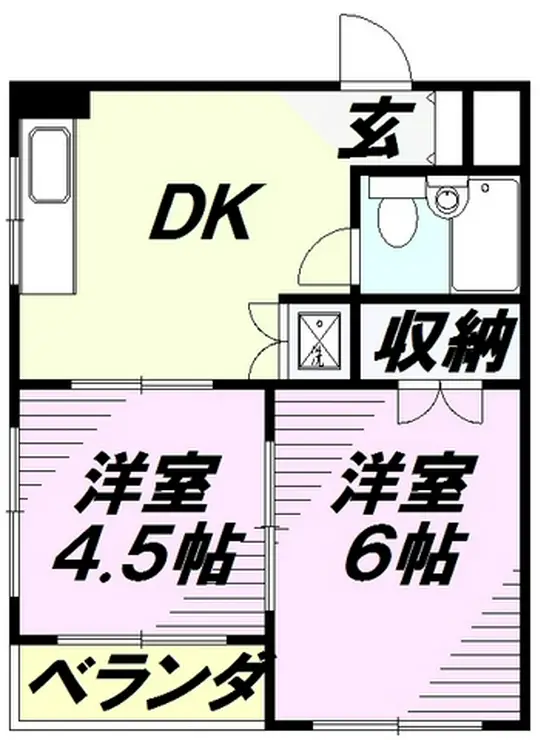 アビタシオン元町 4階階 間取り