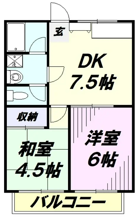 サンシティ 2階階 間取り