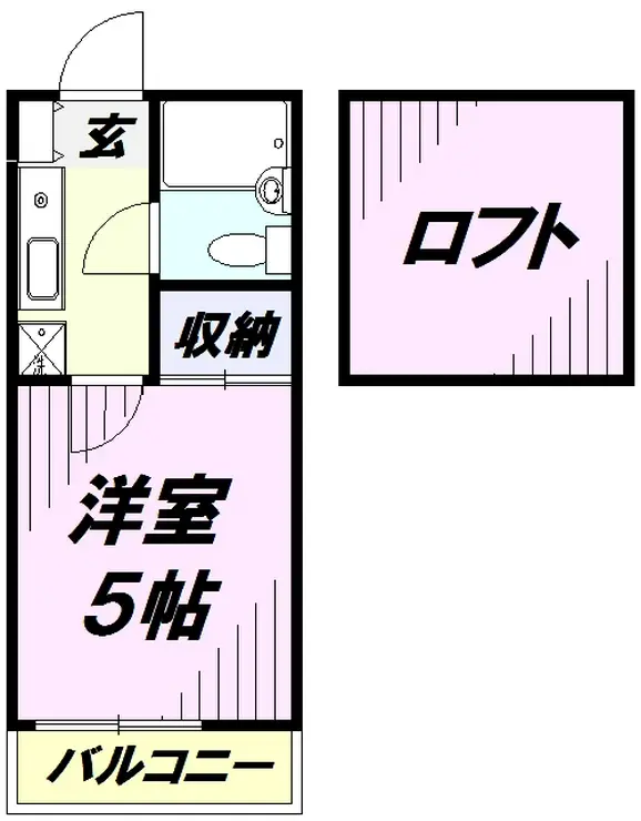 レオドリーム所沢 2階階 間取り