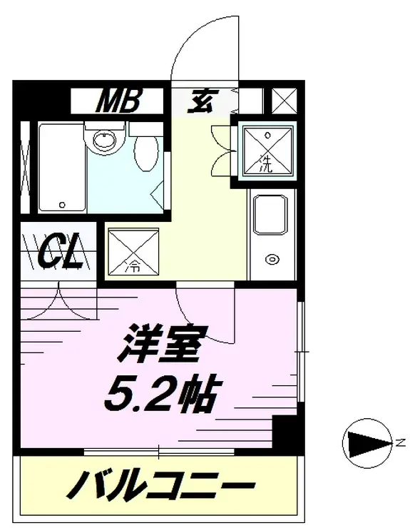 ワコーレ東村山 1階階 間取り
