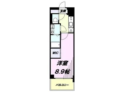 アルティジャーノディーズ狭山(1K/3階)の間取り写真