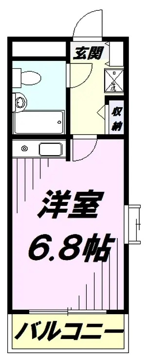 ライオンズマンション清瀬第2 2階階 間取り