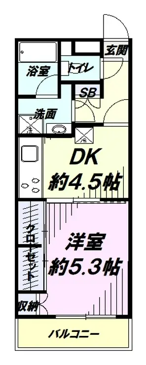 ライオンズプラザ所沢 6階階 間取り