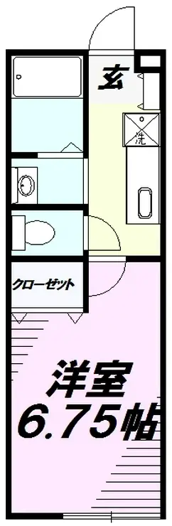リシュブール 1階階 間取り