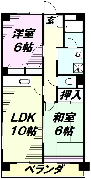 エステート小手指 3階階 間取り