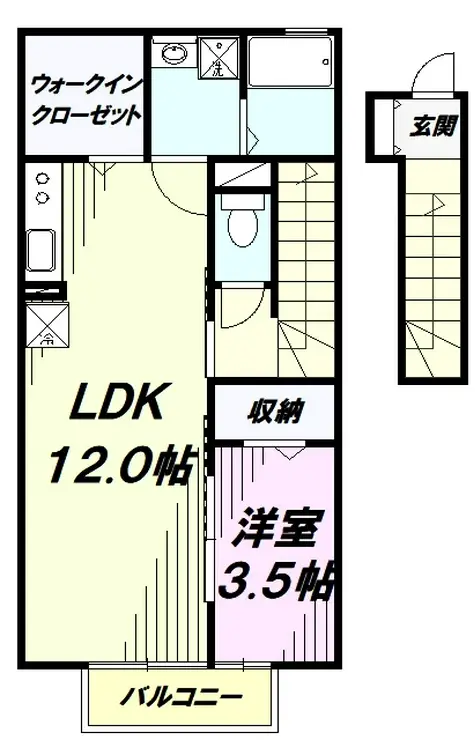 エルダンジュ 2階階 間取り