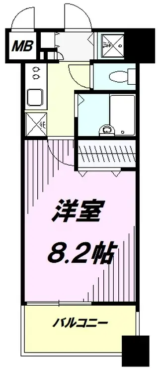 フェニックス八王子弐番館 5階階 間取り