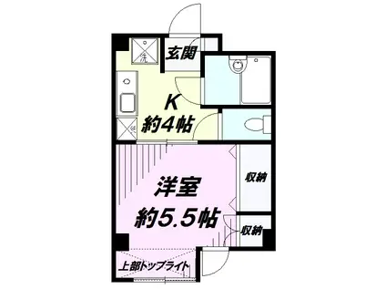 朝日チェリーヒルズ上野町(1K/1階)の間取り写真