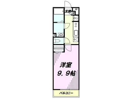 リブリ・シフォン(1K/3階)の間取り写真