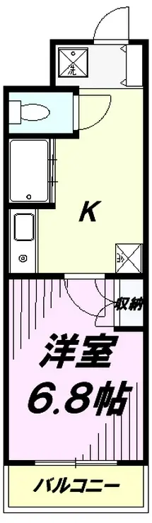 エストライフ八王子 3階階 間取り
