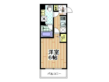 HF八王子レジデンス(1K/7階)の間取り写真