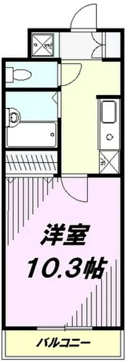 キャッスルヒルズ 2階階 間取り