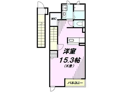 エトワールタマ(ワンルーム/2階)の間取り写真