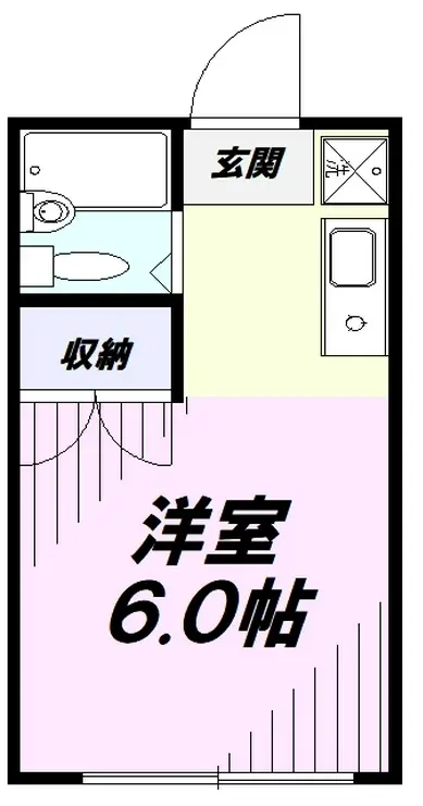 コーポ二葉台町 2階階 間取り