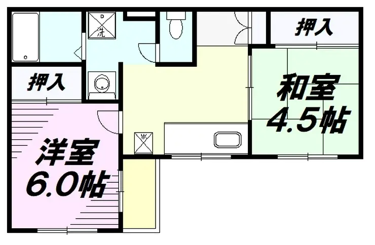 メゾンゆうしん 2階階 間取り