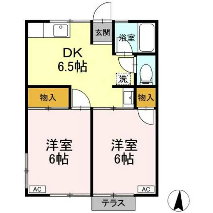 シティハイム251 1階階 間取り