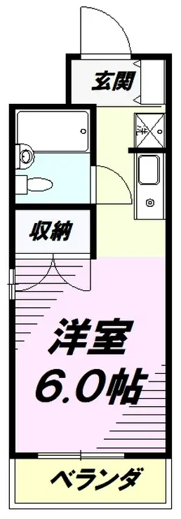 リエス高尾 2階階 間取り