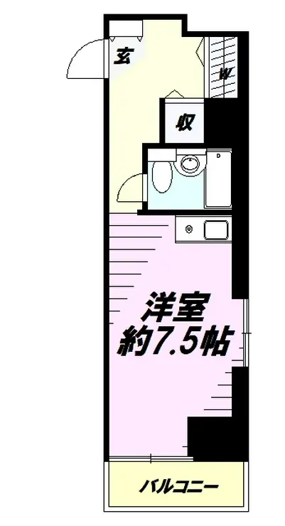 ライオンズマンション八王子第2 4階階 間取り