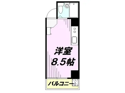 メゾンRIRA(ワンルーム/2階)の間取り写真