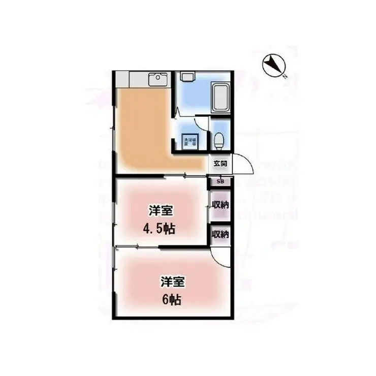 グリーンピア森栄 2階階 間取り