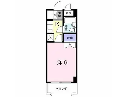 レジデンス・クレイン(1K/3階)の間取り写真