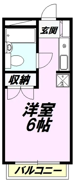 ペアヒルズ大和田 2階階 間取り