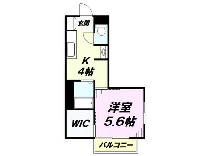 ジュピター片倉弐番館(1K/1階)の間取り写真