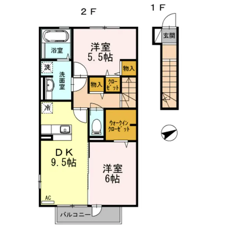 サンモール豊田 2階階 間取り