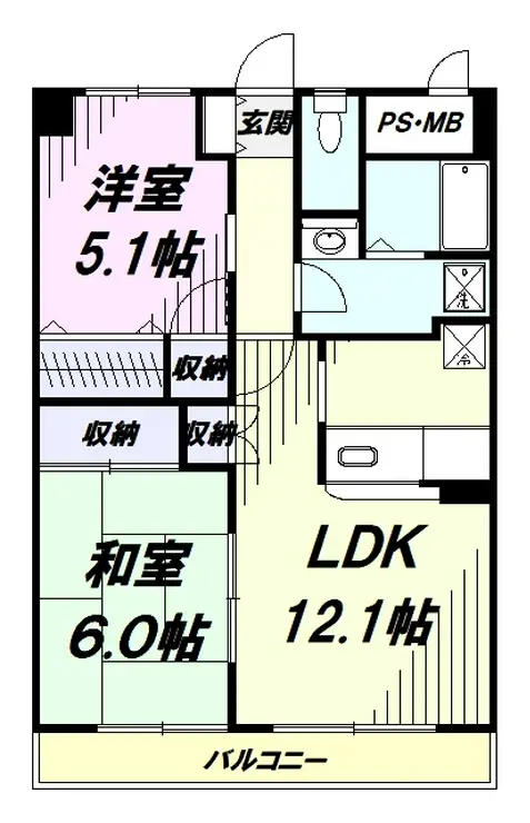 壽ビル 5階階 間取り